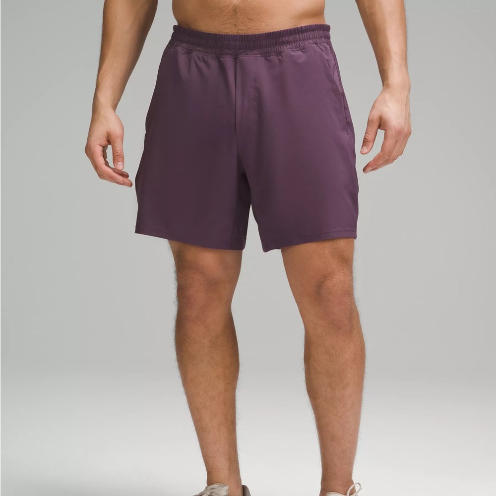 Lulu Lemon 6” Purple Pace Breaker shorts